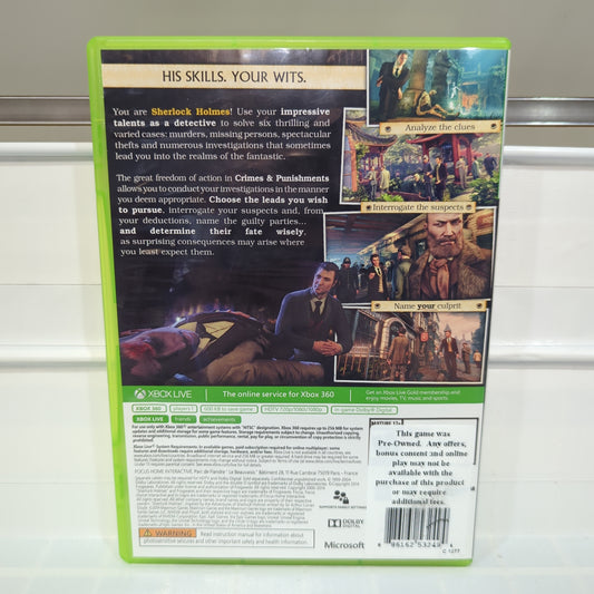 Sherlock Holmes: Crimes & Punishments - Xbox 360