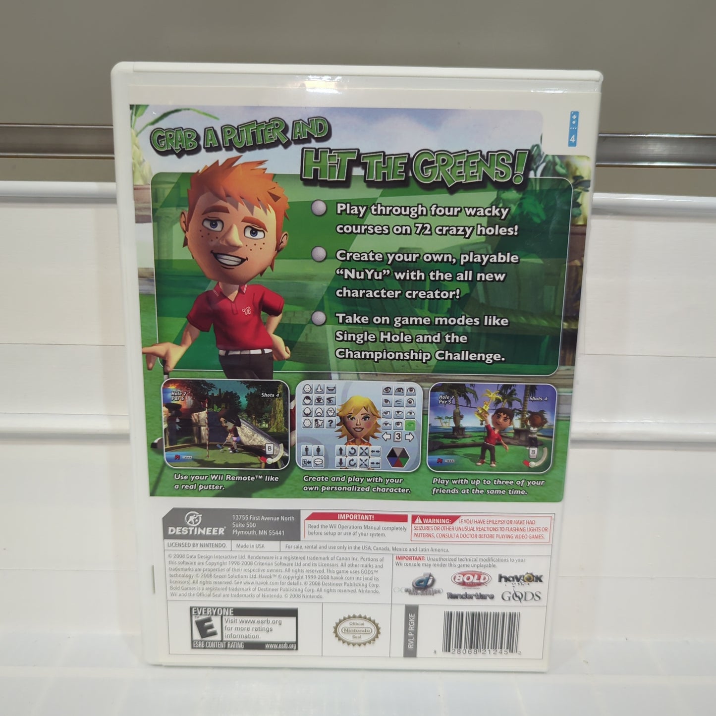 Kidz Sports Crazy Golf - Wii