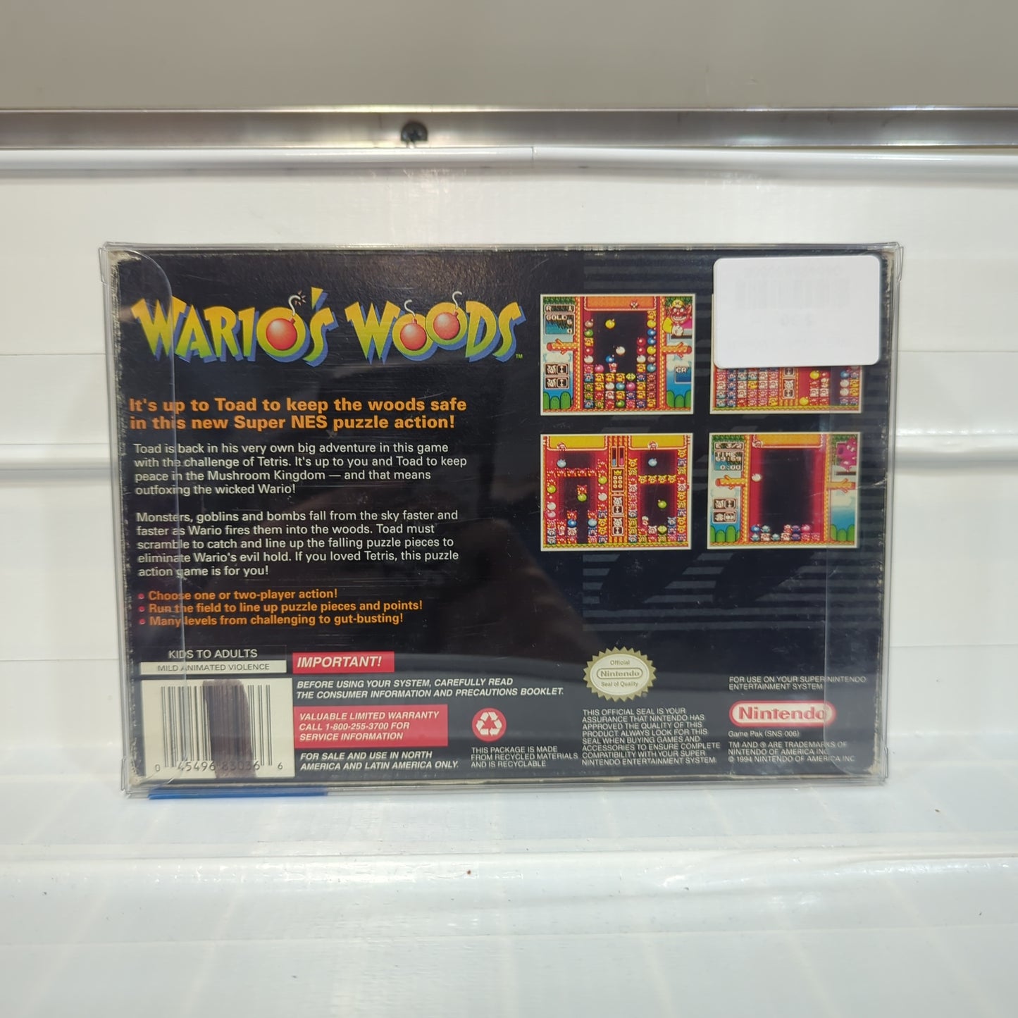 Wario's Woods - Super Nintendo