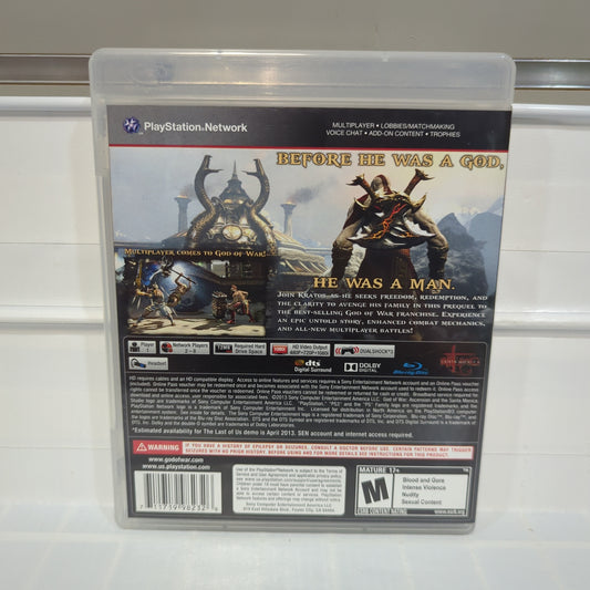 God of War Ascension - Playstation 3