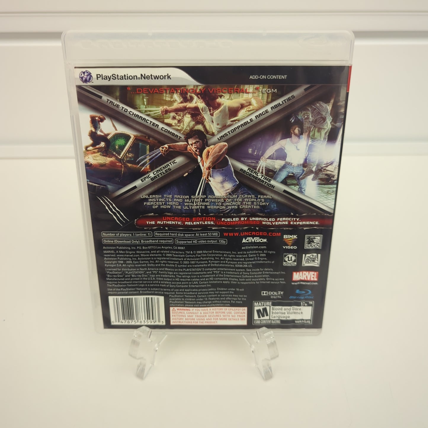 X-Men Origins: Wolverine - Playstation 3