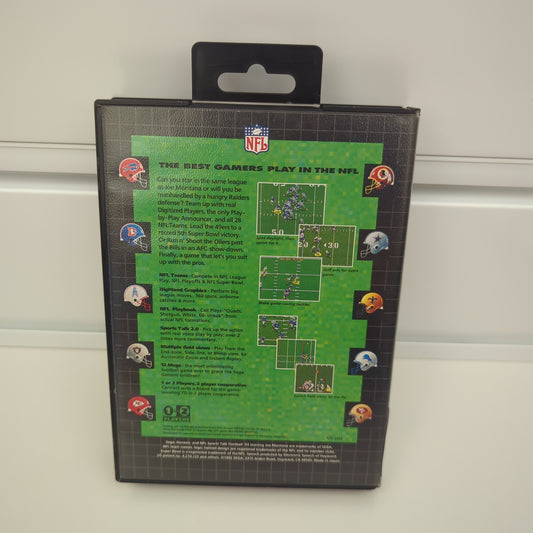 Sports Talk Football '93 Starring Joe Montana - Sega Genesis