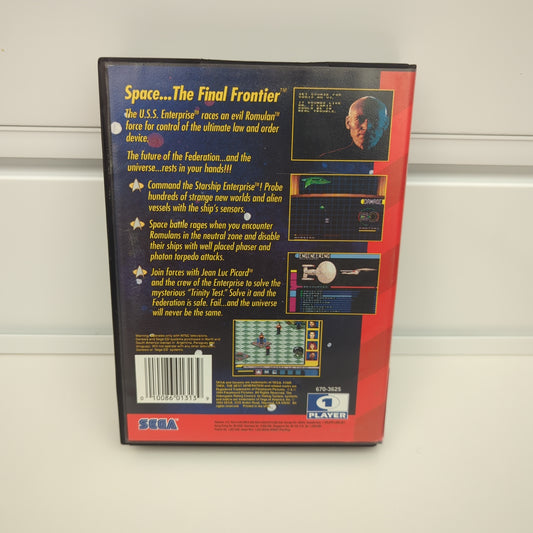 Star Trek Next Generation Echoes From the Past - Sega Genesis