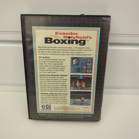 Evander Holyfield's Real Deal Boxing - Sega Genesis