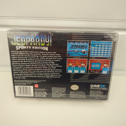 Jeopardy Sports Edition - Super Nintendo