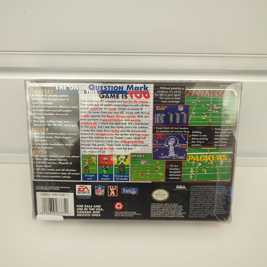 Madden NFL '95 - Super Nintendo