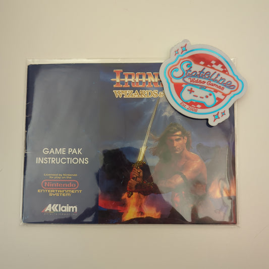 Iron Sword Wizards and Warriors II - NES