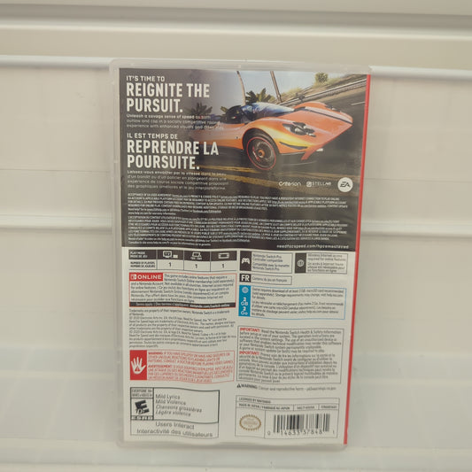 Need for Speed: Hot Pursuit Remastered - Nintendo Switch