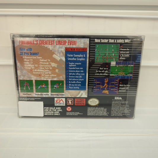 Madden 93 - Super Nintendo