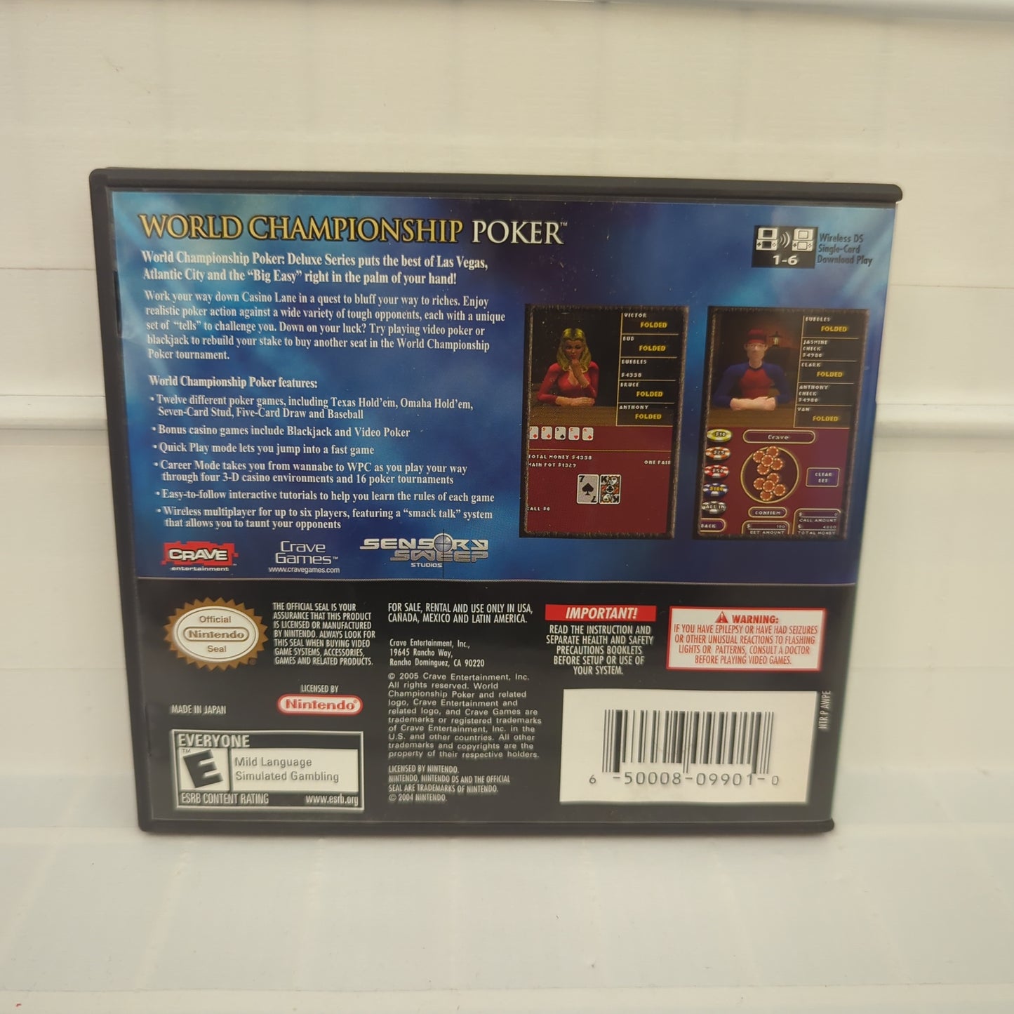 World Championship Poker - Nintendo DS