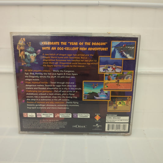 Spyro Year of the Dragon - Playstation