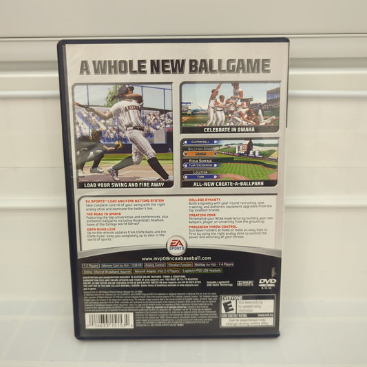 MVP NCAA Baseball 2006 - Playstation 2