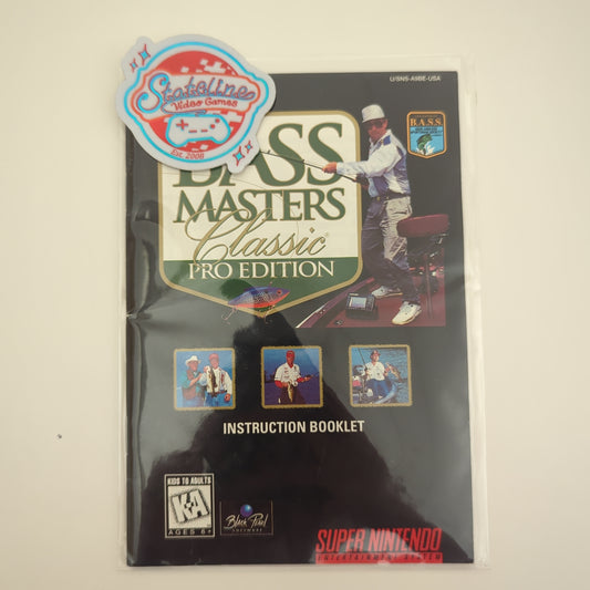 Bass Masters Classic Pro Edition - Super Nintendo
