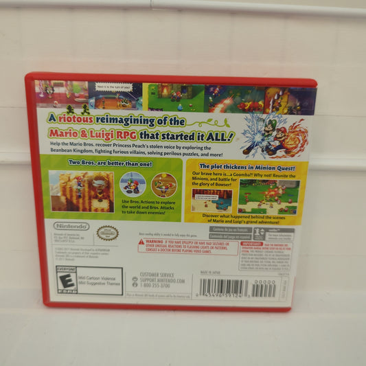Mario & Luigi: Superstar Saga + Bowser's Minions - Nintendo 3DS