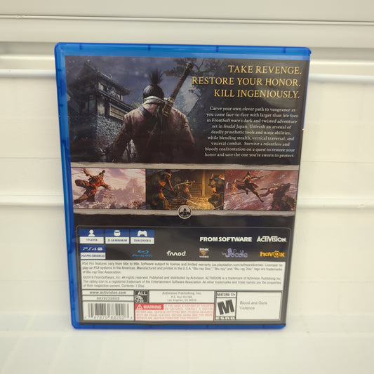 Sekiro: Shadows Die Twice - Playstation 4