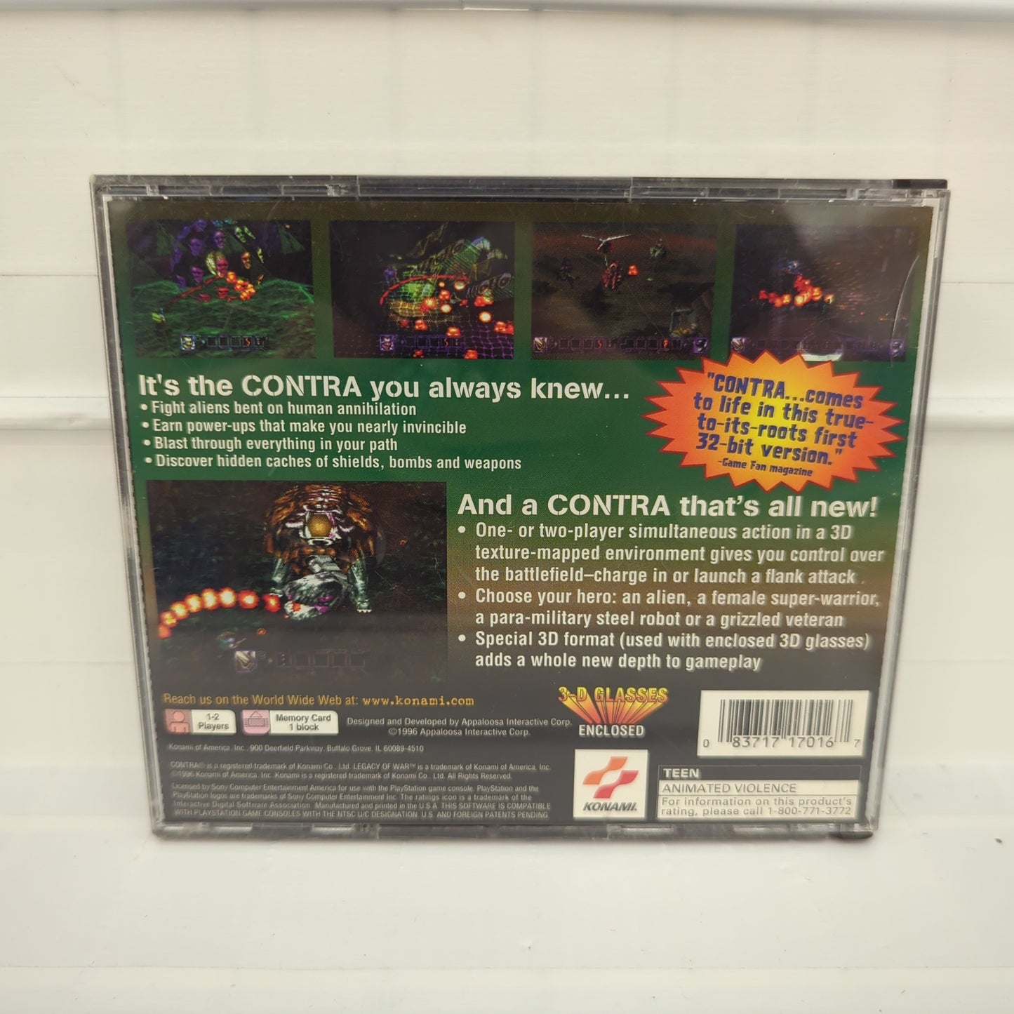 Contra Legacy of War - Playstation