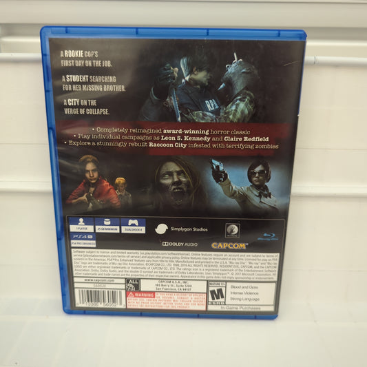 Resident Evil 2 - Playstation 4