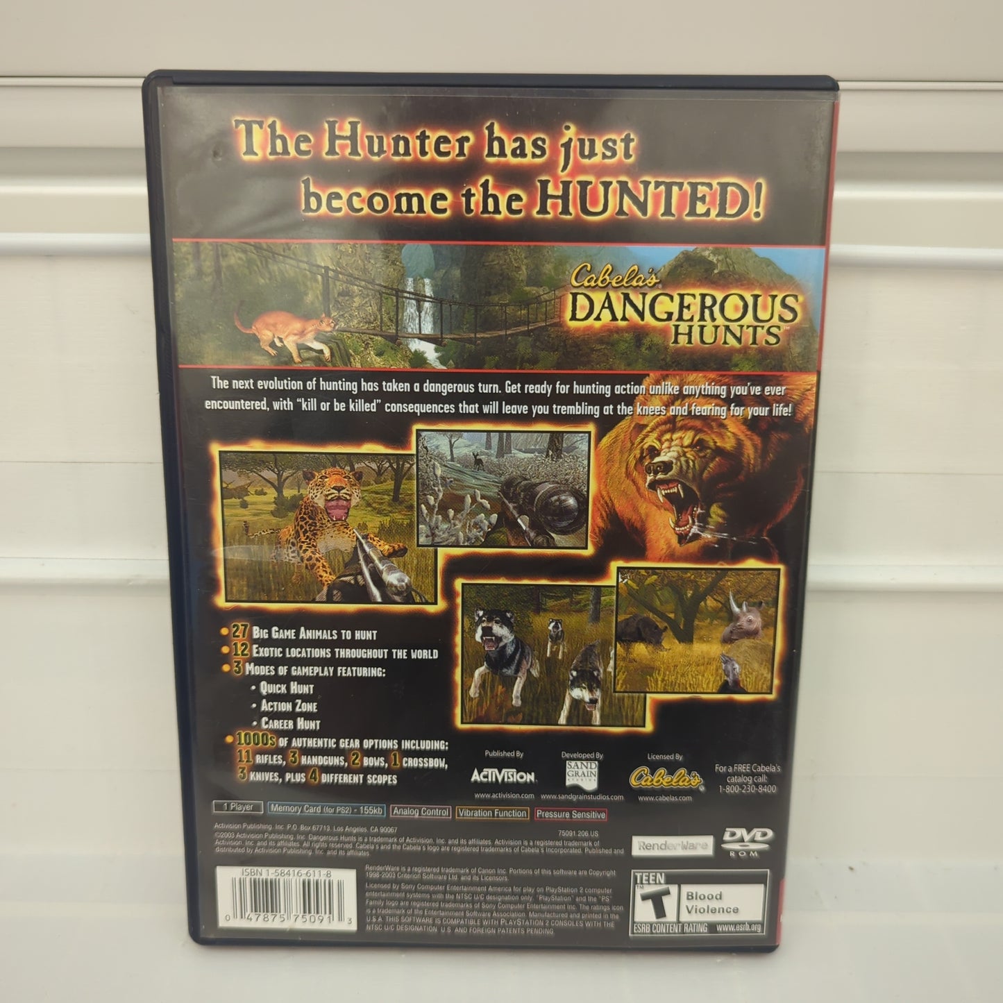 Cabela's Dangerous Hunts - Playstation 2