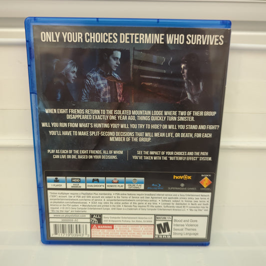 Until Dawn - Playstation 4