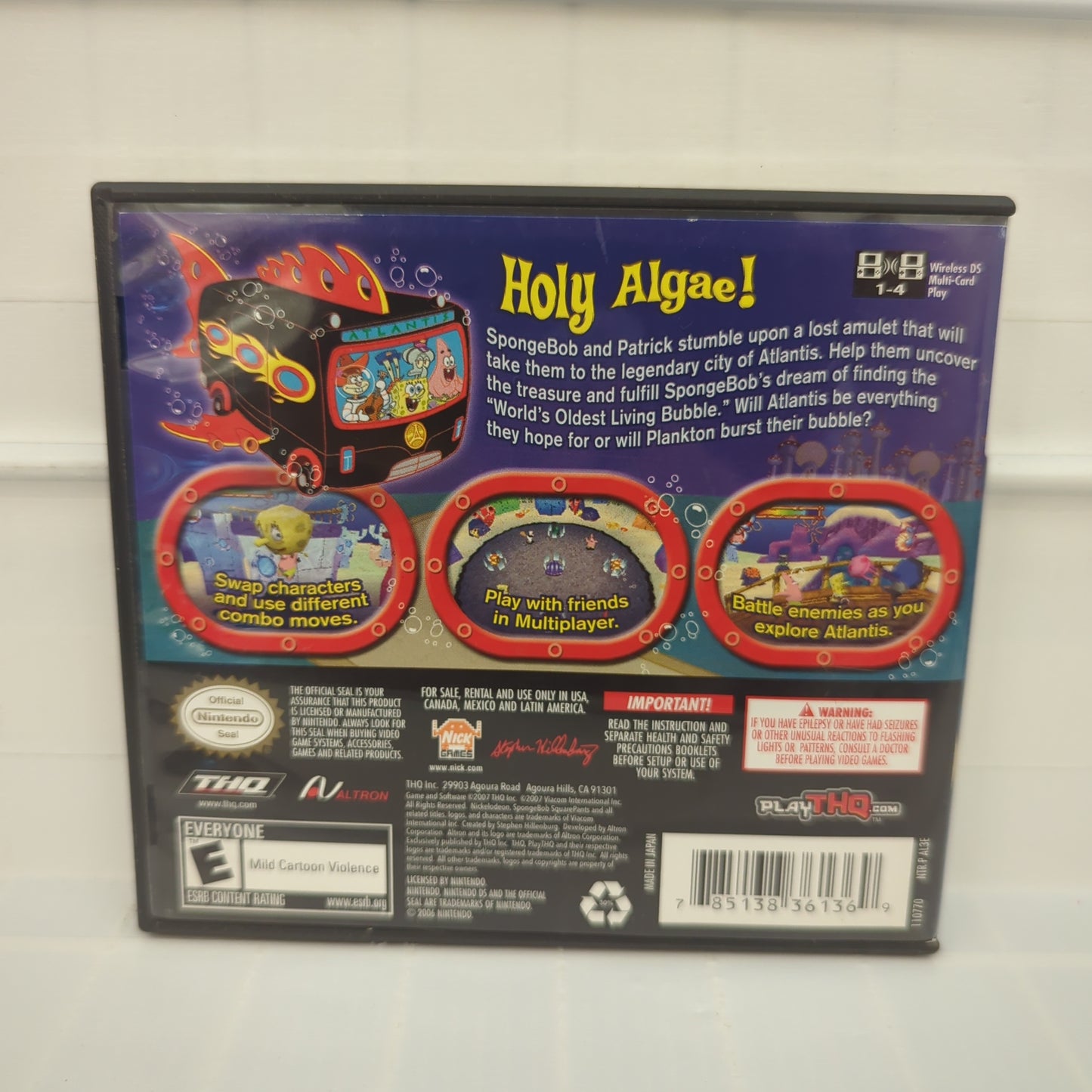 SpongeBob's Atlantis SquarePantis - Nintendo DS