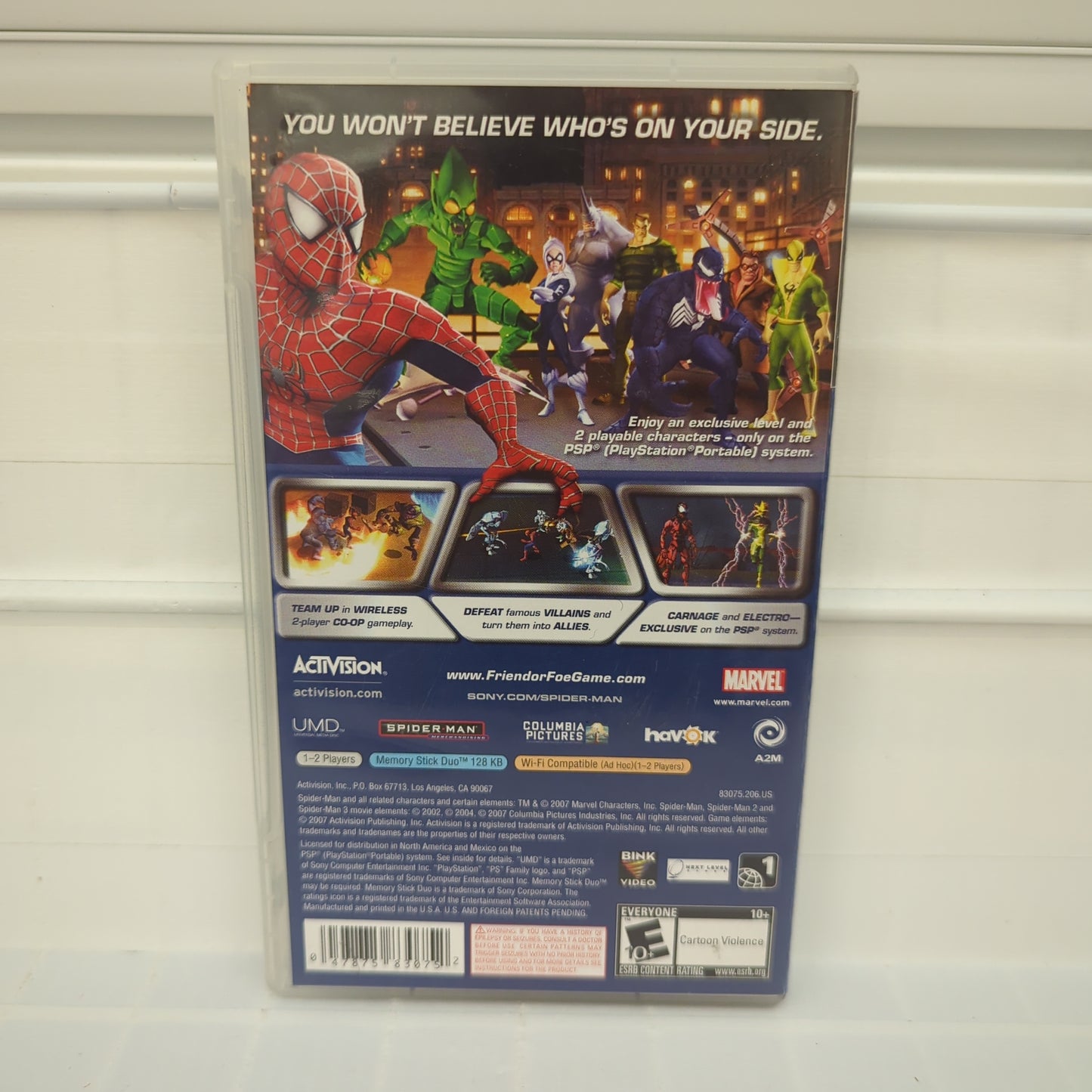Spiderman Friend or Foe - PSP