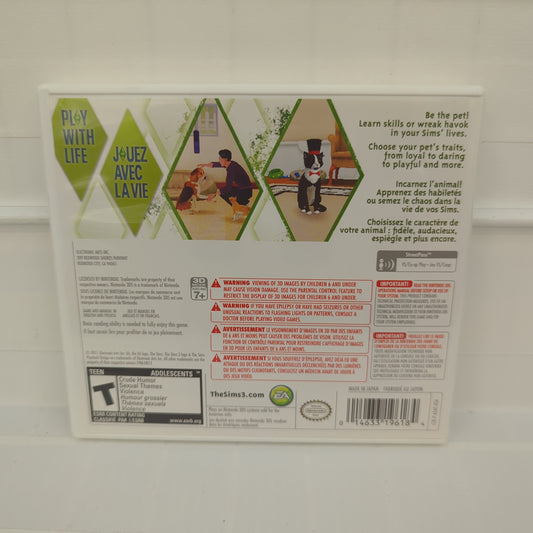 The Sims 3: Pets - Nintendo 3DS