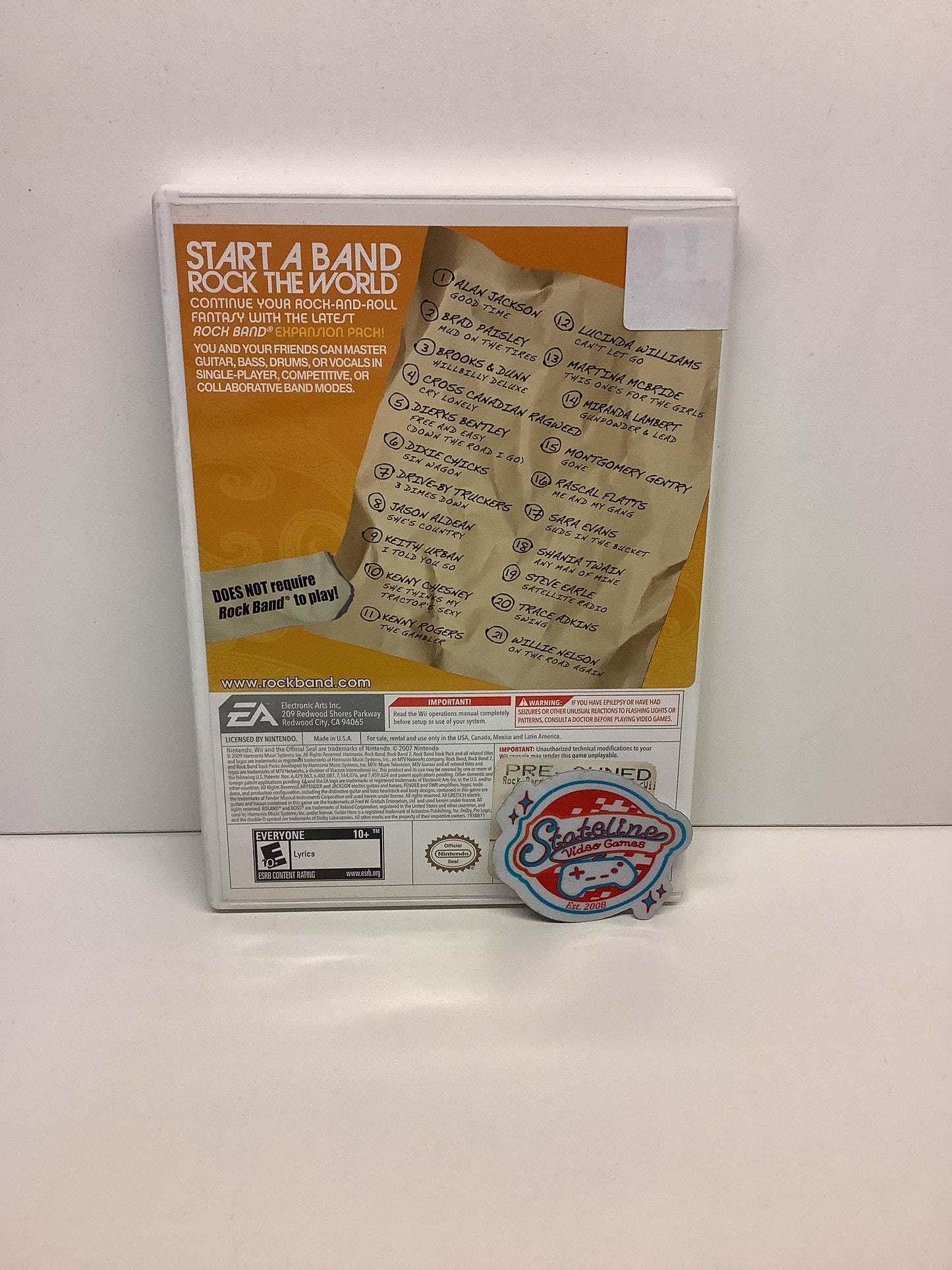 Rock Band Country Track Pack 2 - Wii