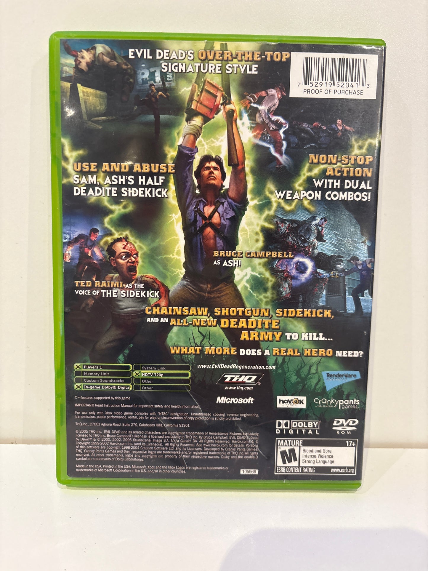 Evil Dead Regeneration - Xbox