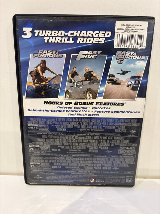 Fast & Furious Collection 4-6 - DVD