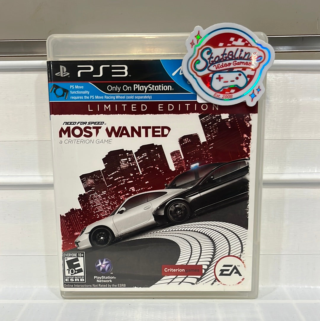 Need For Speed Most Wanted - Jeu PS3 Version FR Ed. Limitée Sony PAL Need For Speed Most Wanted - Jeu PS3 Version FR Ed. Limitée Sony PAL