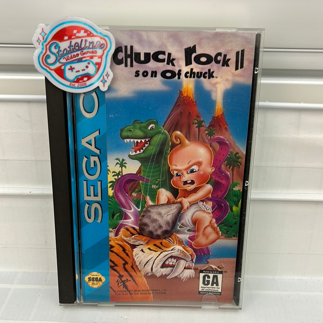 Chuck Rock II Fils de Chuck Sega Genesis Jeu - France Chuck Rock II Fils de Chuck Sega Genesis Jeu - France
