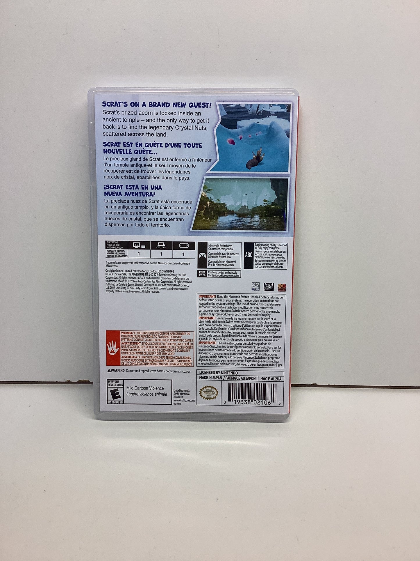 Ice Age: Scrat's Nutty Adventure - Nintendo Switch