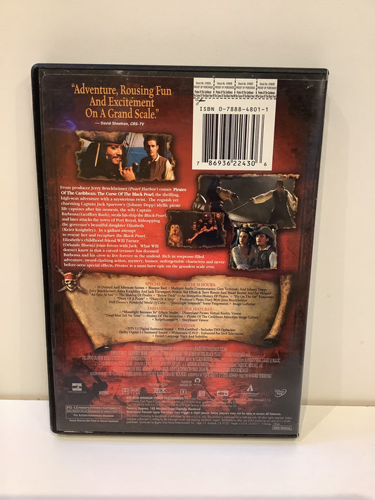 Pirates of the Caribbean: The Curse of the Black Pearl - DVD