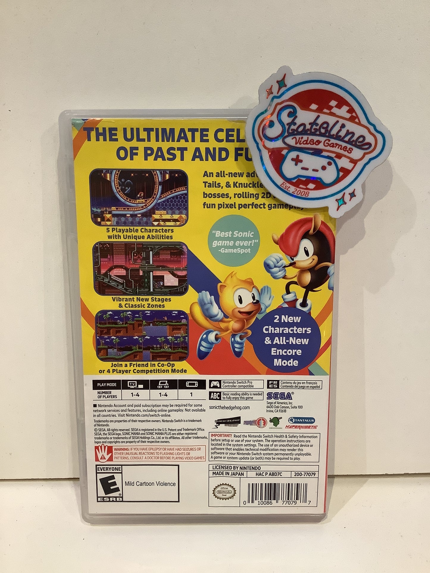 Sonic Mania Plus - Nintendo Switch