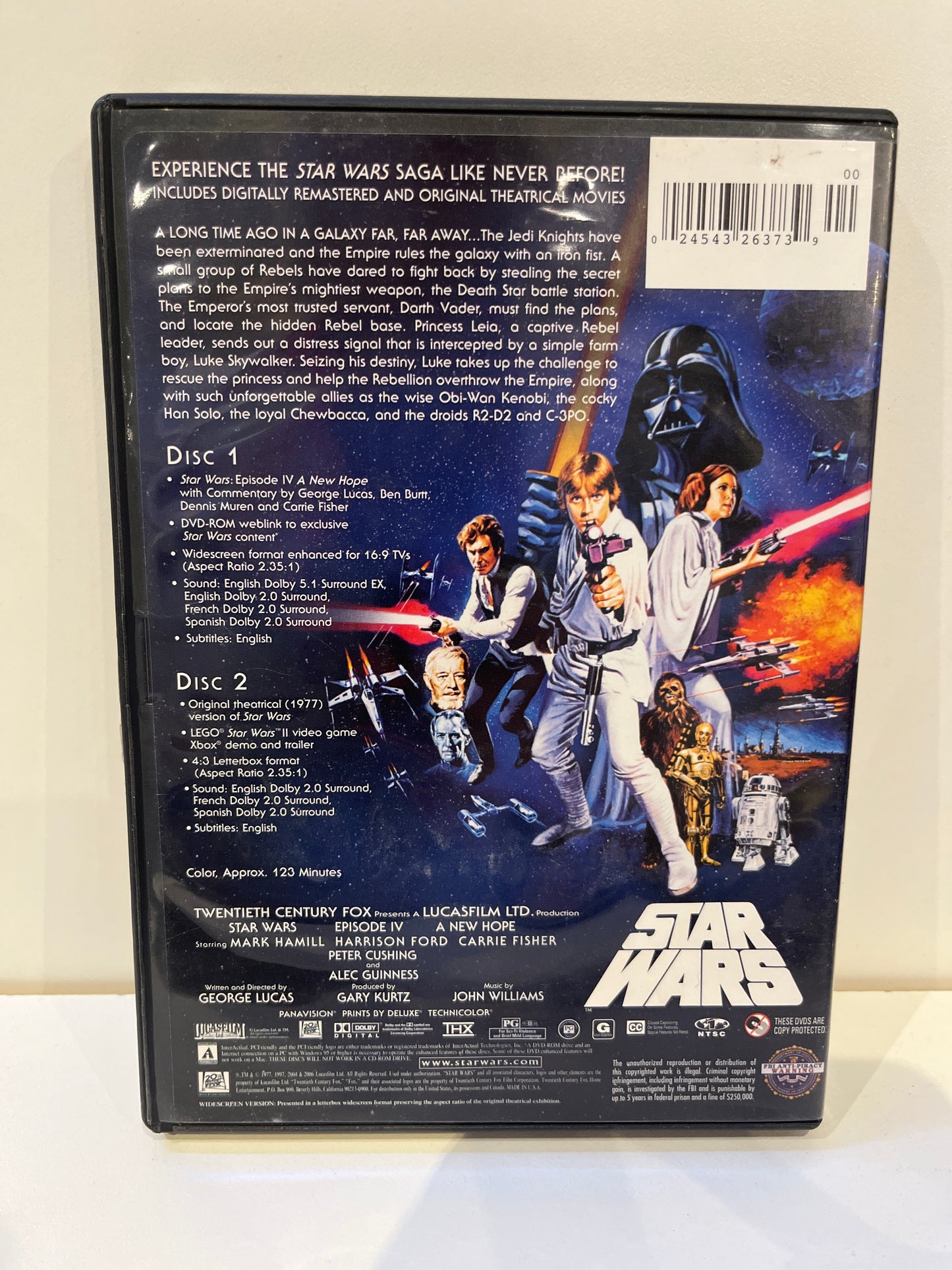 Star Wars IV: A New Home - DVD
