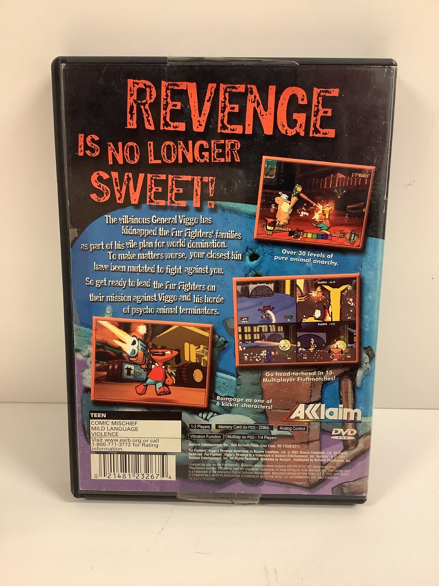 Fur Fighters Viggos Revenge - Playstation 2