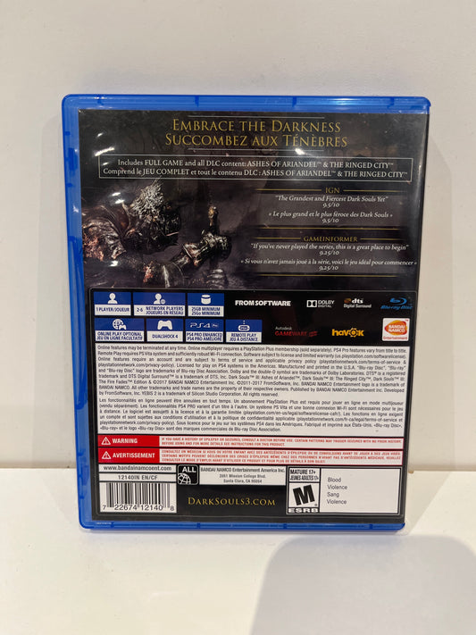 Dark Souls III: The Fire Fades Edition - Playstation 4