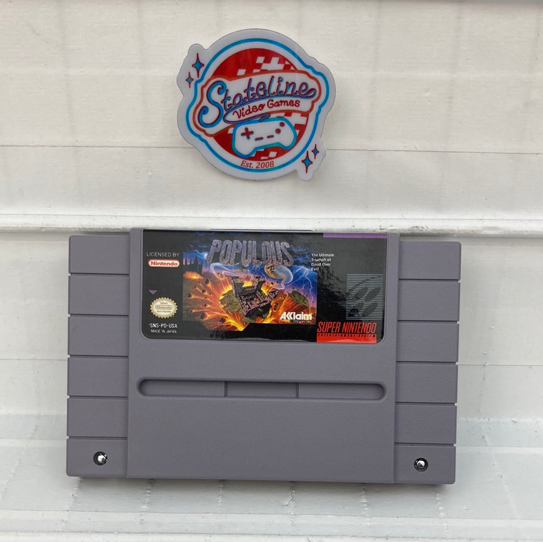 Populous - Super Nintendo