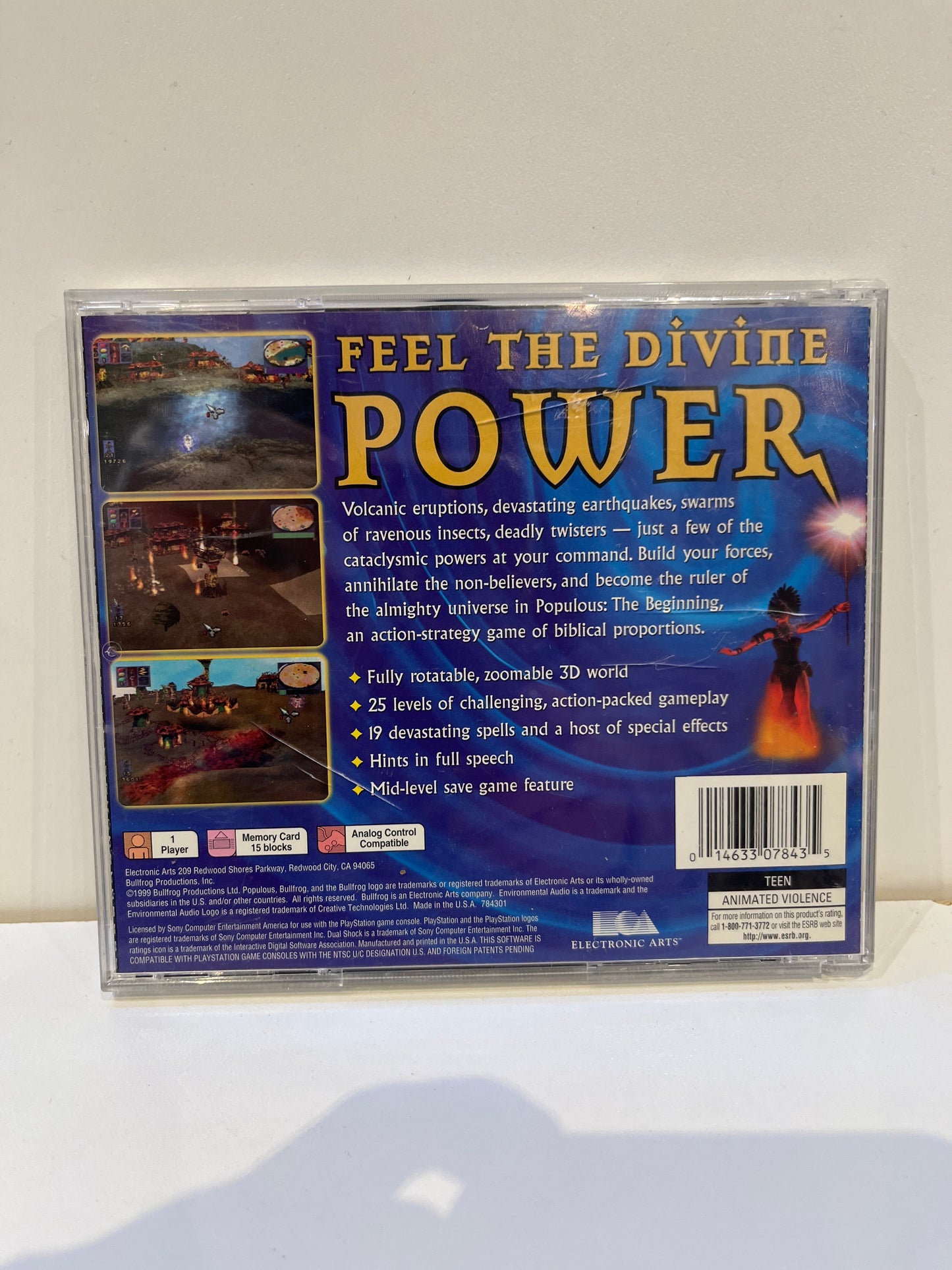 Populous The Beginning - Playstation