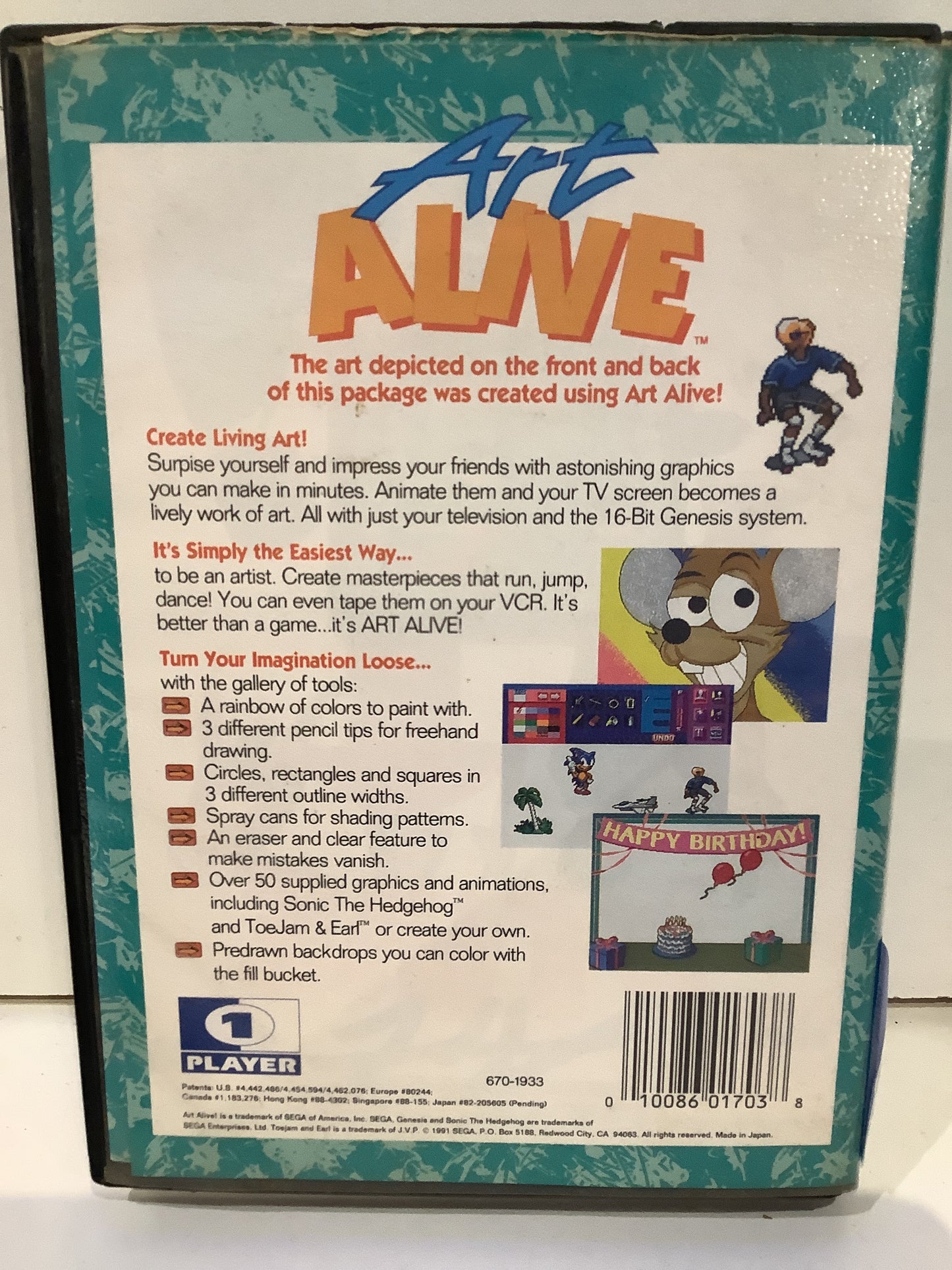 Art Alive - Sega Genesis