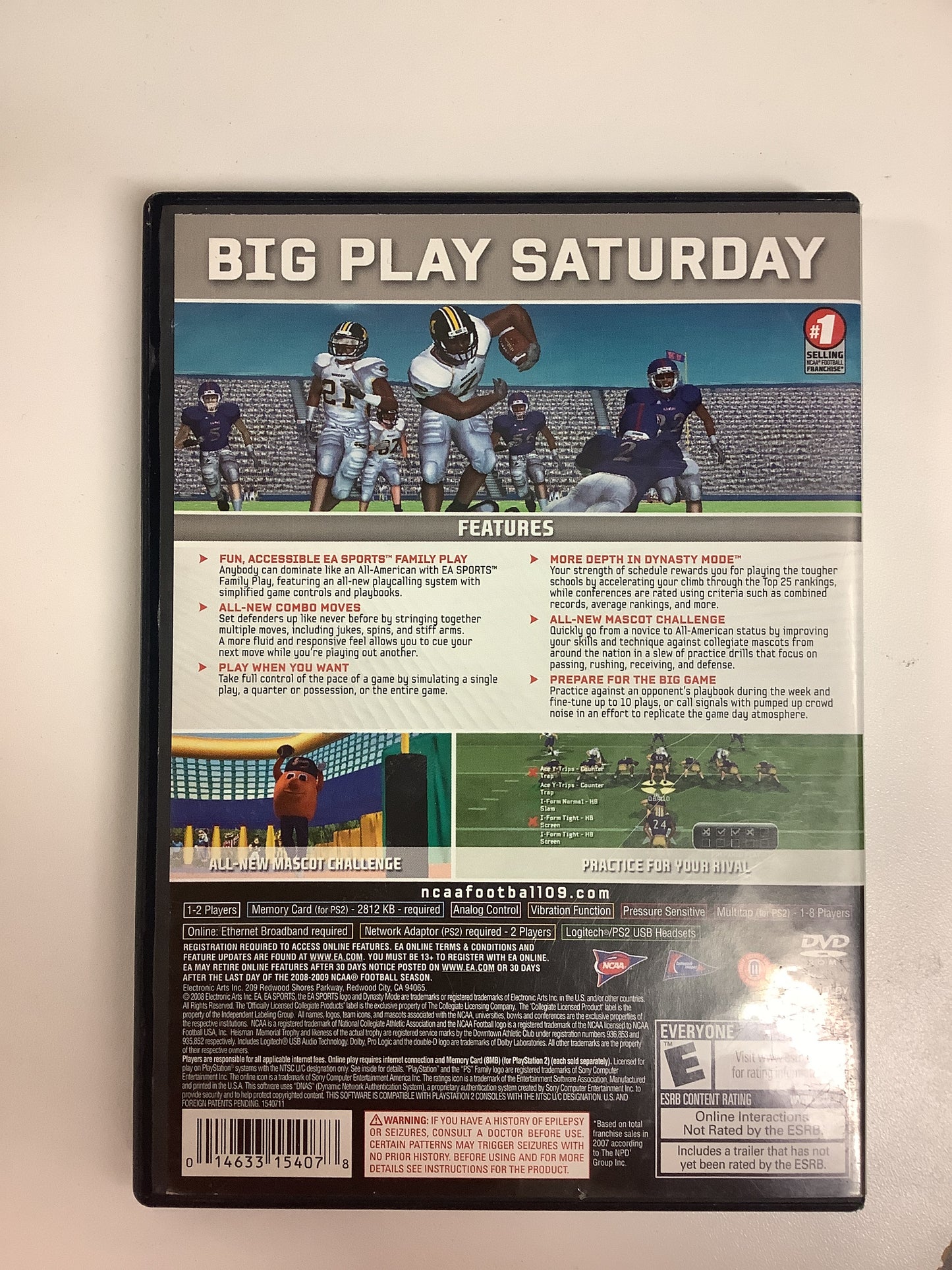 NCAA Football 09 - Playstation 2