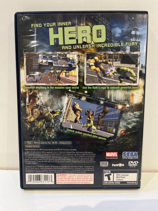 The Incredible Hulk - Playstation 2