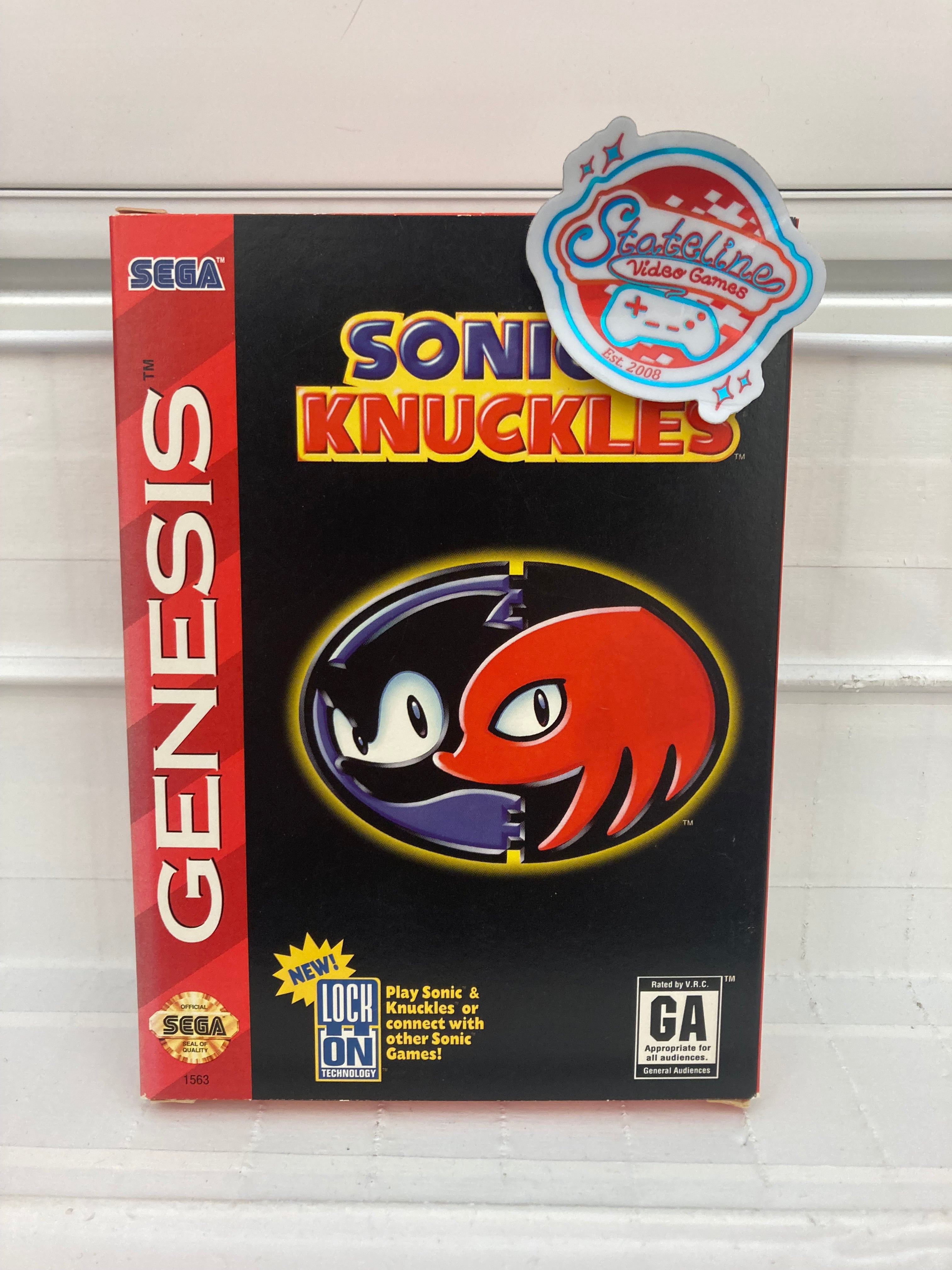 Sonic & Knuckles - Sega Genesis – Stateline Video Games Inc.