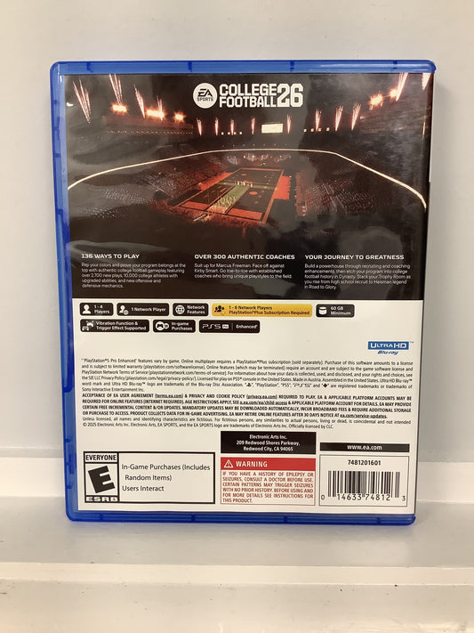 EA Sports College Football 26 - Playstation 5