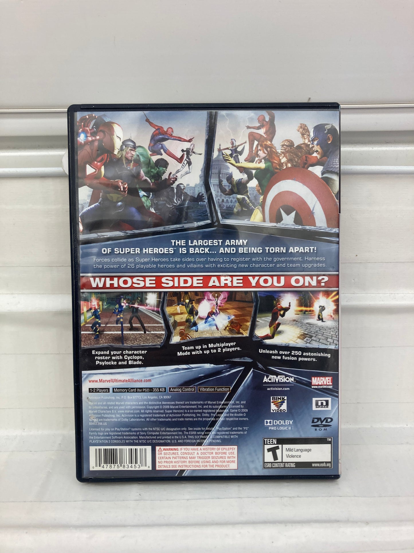 Marvel Ultimate Alliance 2 - Playstation 2