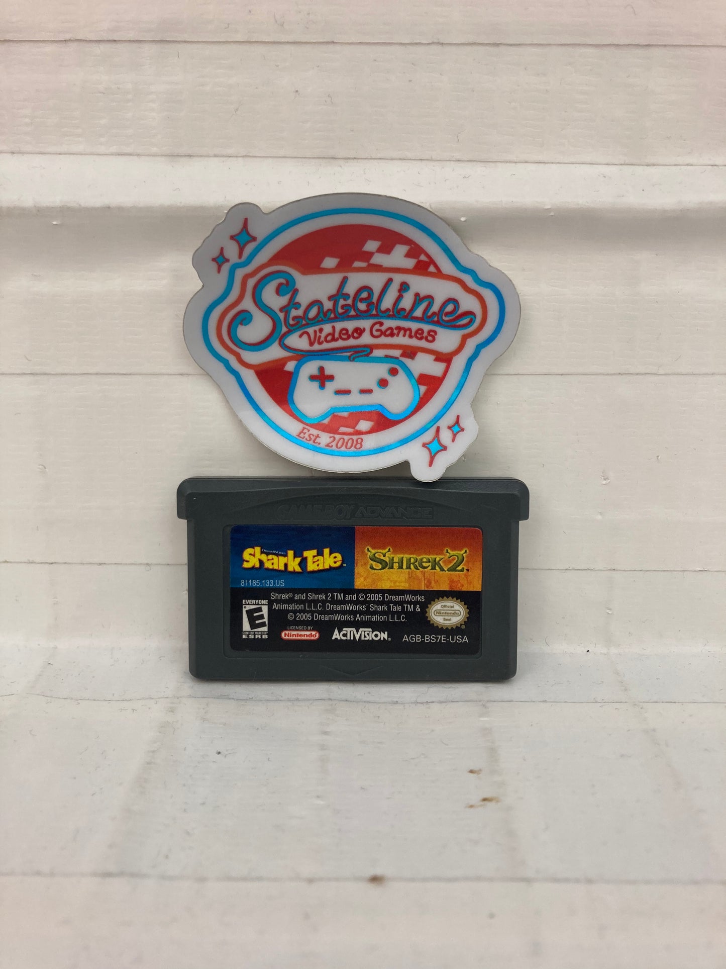 Shrek 2 and Shark Tale 2 in 1 - GameBoy Advance
