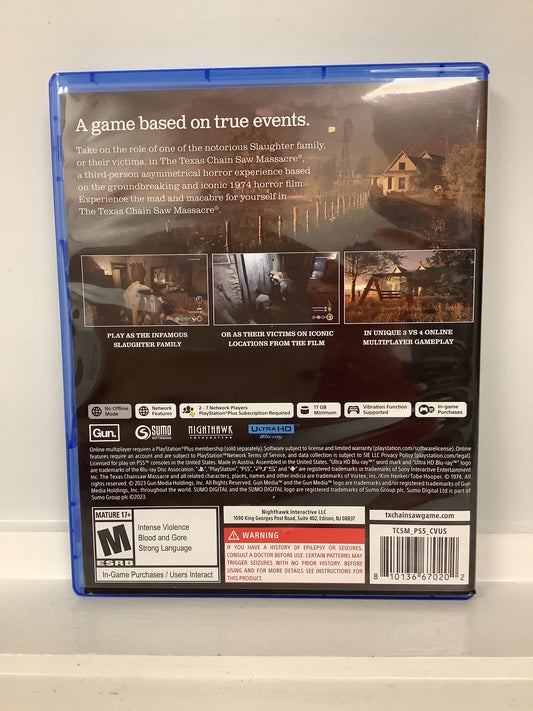 The Texas Chain Saw Massacre - Playstation 5