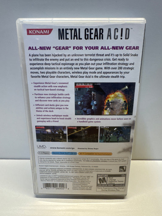 Metal Gear Acid - PSP