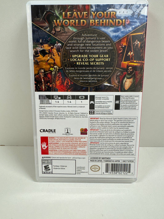 Jumanji Wild Adventures - Nintendo Switch