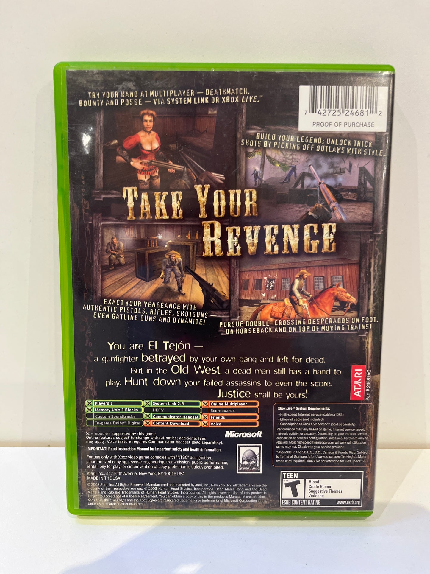 Dead Mans Hand - Xbox